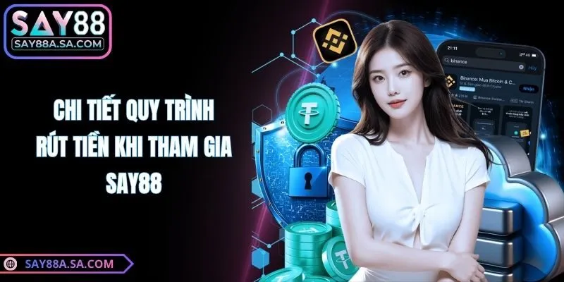 Chi tiết quy trình rút tiền khi tham gia Say88
