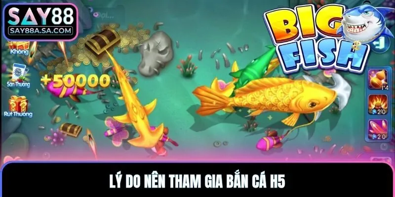 Lý do nên tham gia bắn cá H5