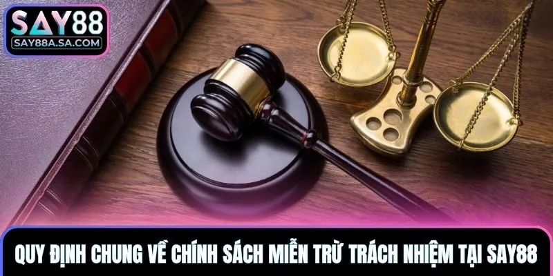 Quy định chung về chính sách miễn trừ trách nhiệm tại Say88