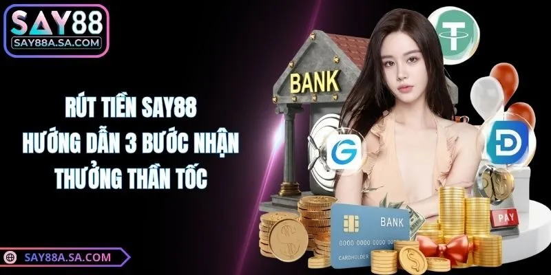 Rút Tiền Say88 - Hướng Dẫn 3 Bước Nhận Thưởng Thần Tốc
