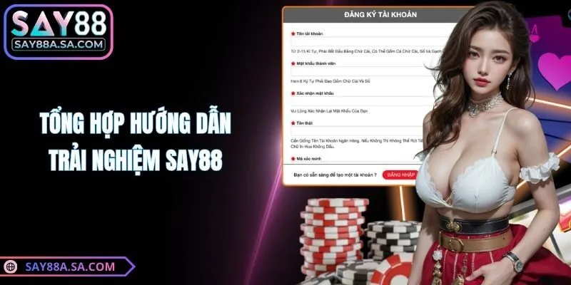 Tổng hợp hướng dẫn trải nghiệm Say88