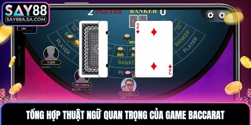 Tổng hợp thuật ngữ quan trọng của game Baccarat